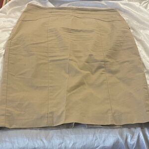 New York & Company Beige Pencil Skirt